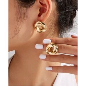 Anthropologie Love Knot Earrings